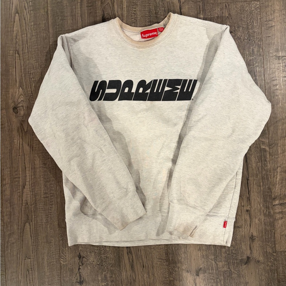 Supreme 19AW Breed Ash Grey Crewneck Size M Men’s
